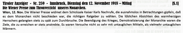 1918-11-12-09-dKaiser Karl Presse Abdank-TAZ