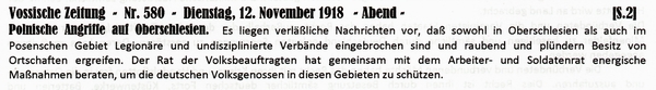 1918-11-12-27-Poln Angriff Oberschlesien-VOS