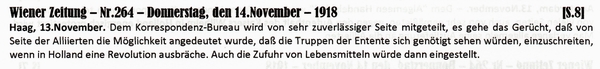 1918-11-14-00-Entente in Holland b Revolution-WZ